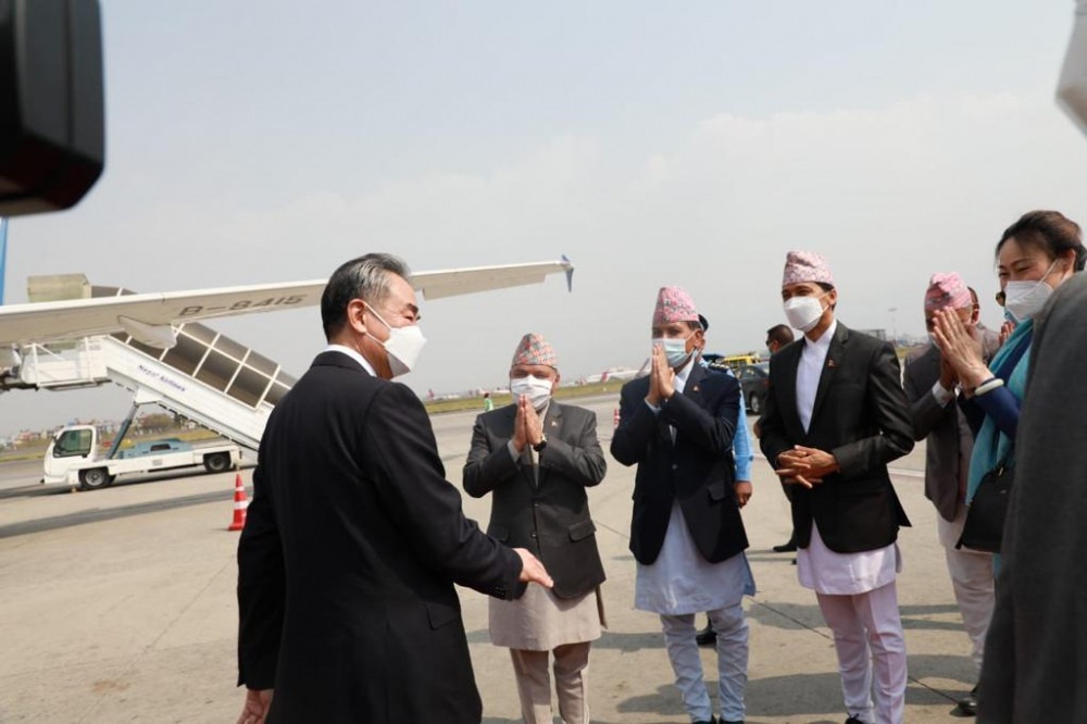 चिनियाँ परराष्ट्रमन्त्री वाङ स्वदेश फिर्ता