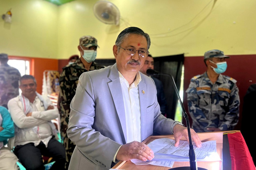 गृहमन्त्री खाँणलाई प्रधानमन्त्रीको कार्यभार