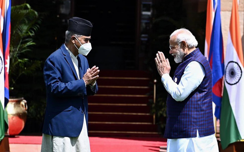 मोदीलाई देउवाले दिए नेपाल भ्रमणको निम्तो