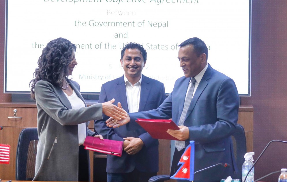 नेपाललाई मध्यम आययुक्त देशमा स्तरोन्नति गर्न अमेरिकाको करिब ८० अर्ब अनुदान