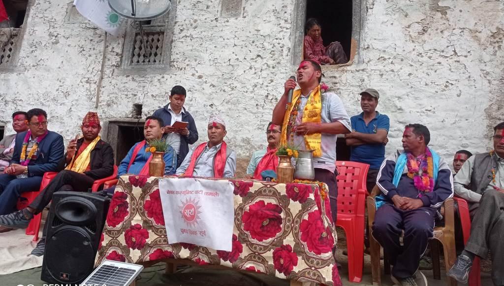 एमाले बुढीनन्दाको चुनावी घरदैलो अभियान सूरु