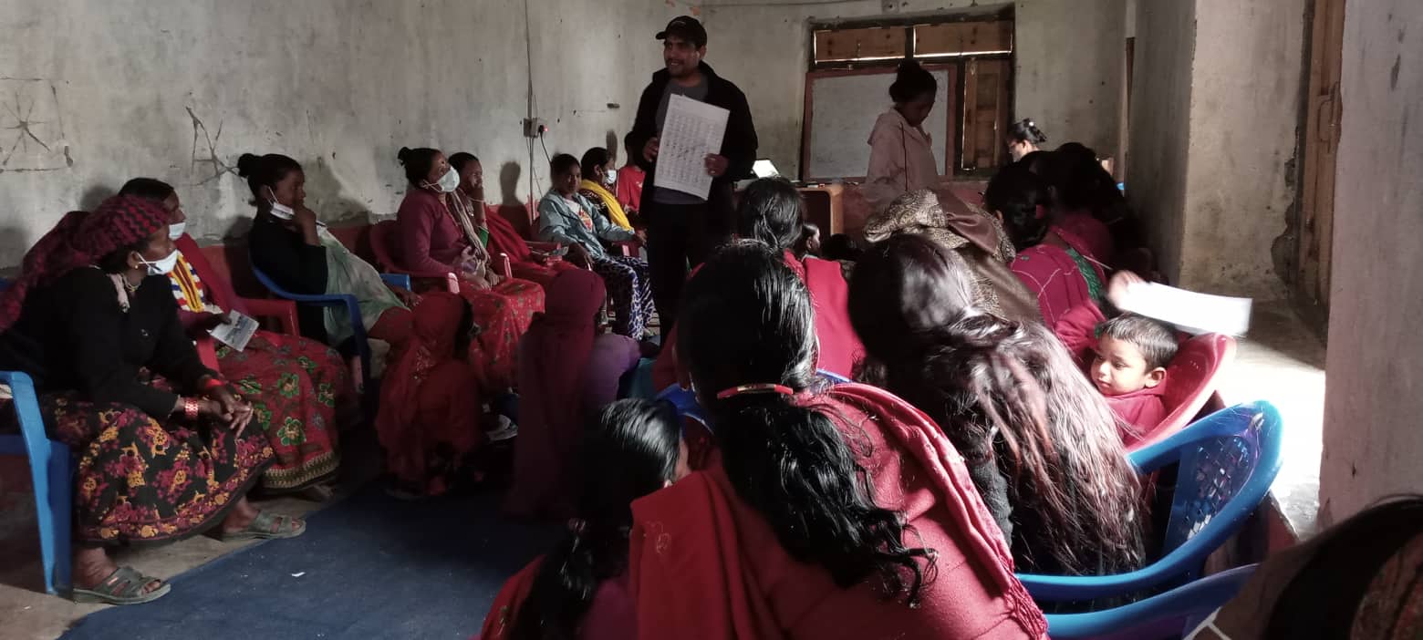 वडा ९मा नमुना मतदाता निर्वाचनमा लैङ्गिक सचेतना सम्वधमा छलफल