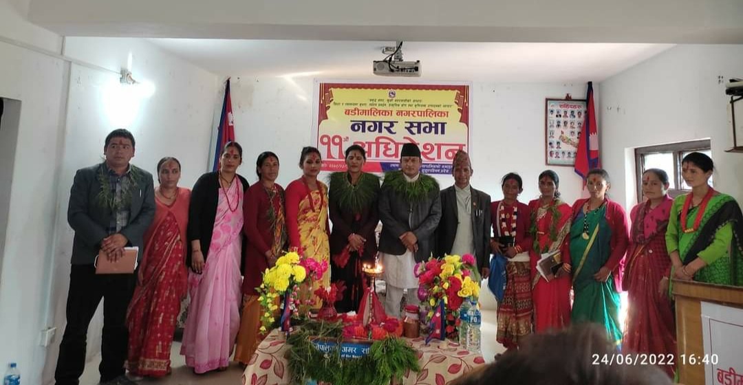 बडीमालिका नगरपालिकाकाे एघारौं नगर सभाबाट पारित भएका कार्यक्रम यस्ता छन्