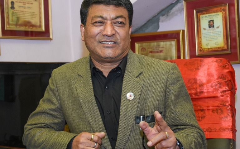 काठमाडौंको फोहोर व्यवस्थापनको जिम्मा आफूलाई दिन रामवीर मानन्धरको आग्रह