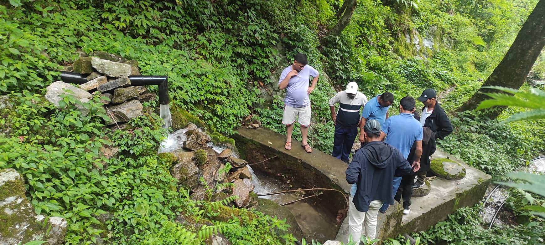 बडीमालिकाका जनप्रतिनिधिहरुले गरे मार्तडीको वृहत खानेपानीको अनुगमन