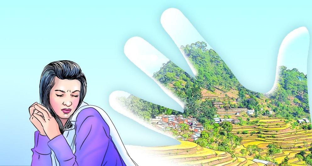 बलात्कारपीडितलाई आफ्नै गाउँ बिरानो