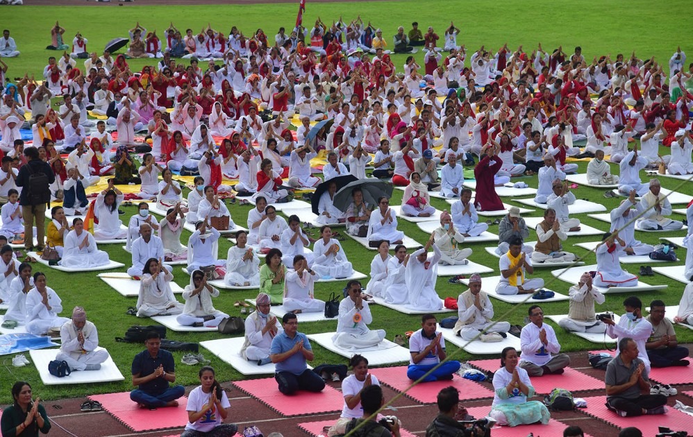 अन्तर्राष्ट्रिय योग दिवस मनाइयो