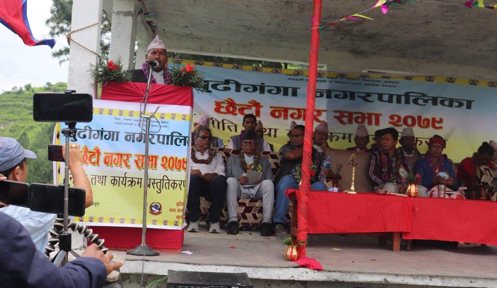 बुढीगंगाले नगर प्रमुख स्वरोजगार कार्यक्रम सञ्चालन गर्ने