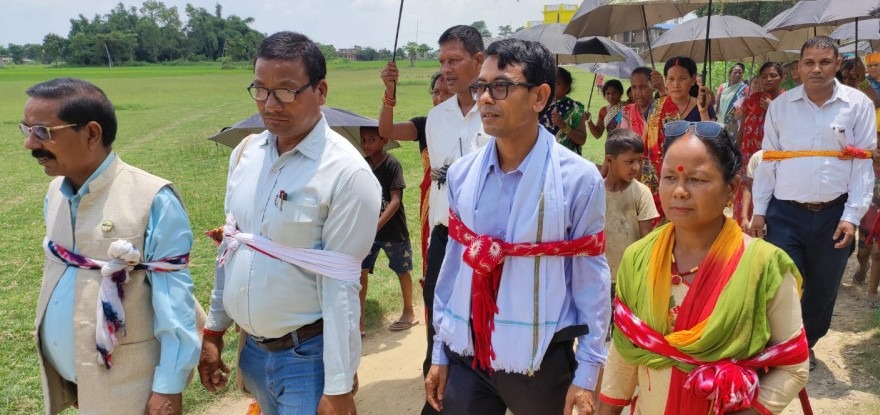 लामो समयसम्म पानी नपरेपछि जनप्रतिनिधिलाई ‘बाँधेर’ पूजा !