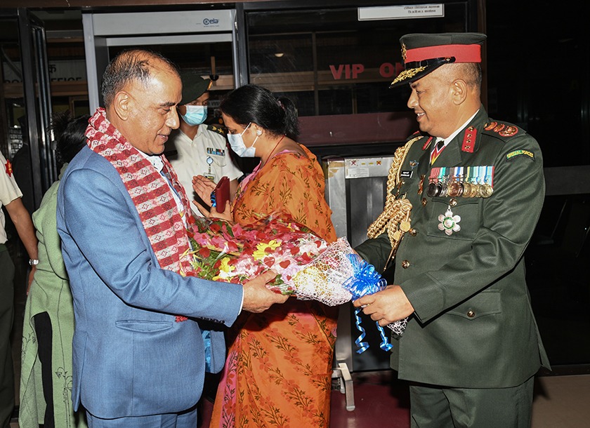 प्रधान सेनापति प्रभुराम शर्मा स्वदेश फिर्ता