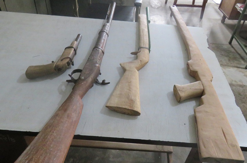 हुम्लामा प्रहरीले फेला पार्यो तीन नाल भरुवा बन्दुक