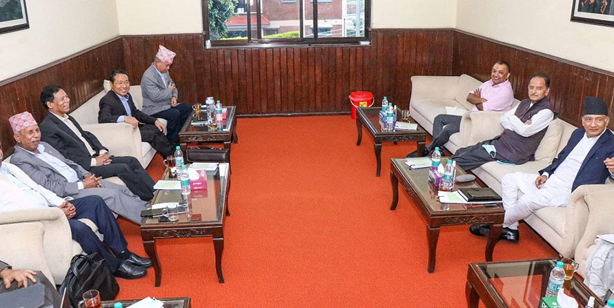 सत्ता गठबन्धनको सिटबाँडफाँट कार्यदलको बैठक बस्दै