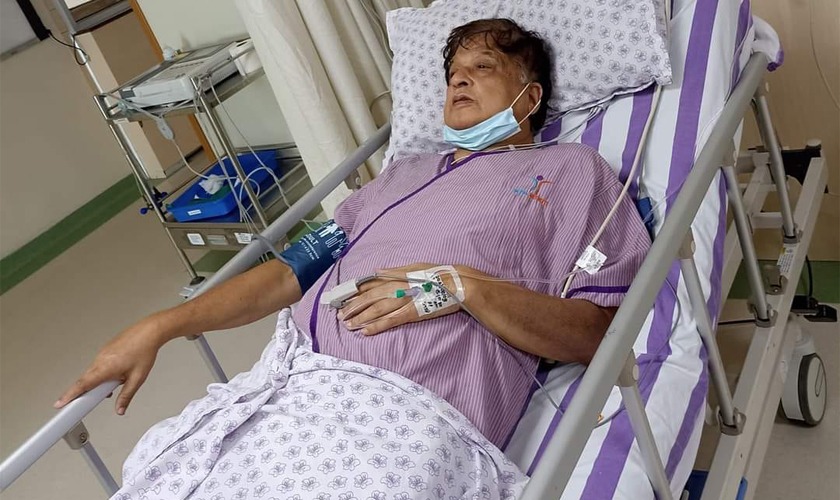 वरिष्ठ गीतकार राजेन्द्र थापा अस्पताल भर्ना