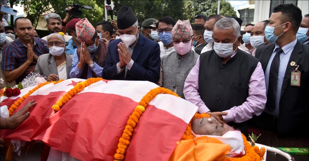 गिरिको निधनमा कांग्रेसद्वारा शोक प्रस्ताव पारित