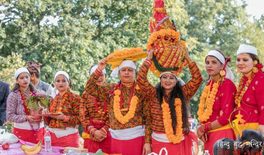 अमेरिकामा पनि मनाइयो गौरा [फोटोसहित]