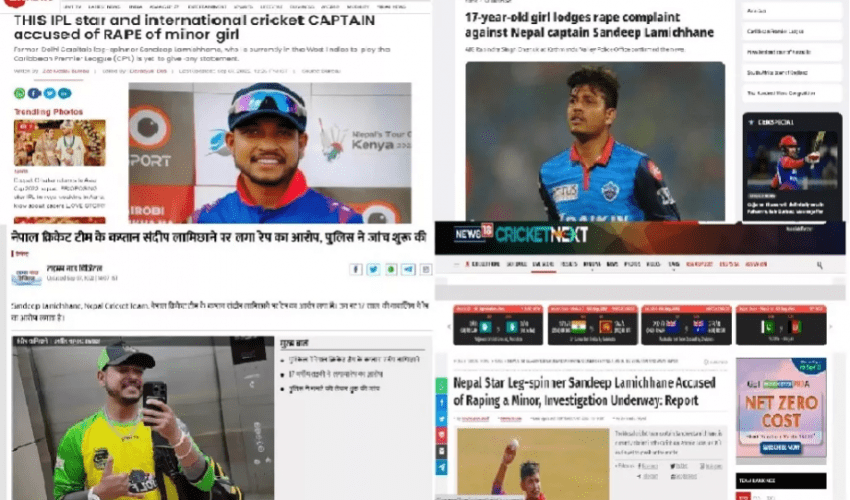 सन्दीपको समाचार विदेशी सञ्चारमाध्यममा छ्याप्छयाप्ती