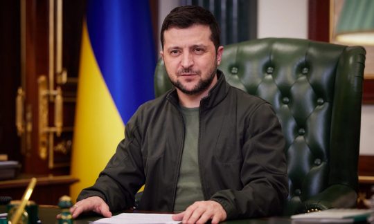 युक्रेनका राष्ट्रपति जेलेन्स्की सवार गाडीको दुर्घटना