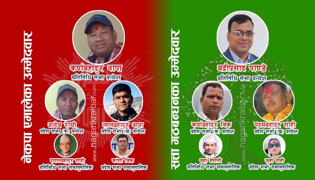 बाजुरामा गठबन्धन र एमालेका यी उम्मेदवारवीच प्रतिष्पर्दा हुँदै