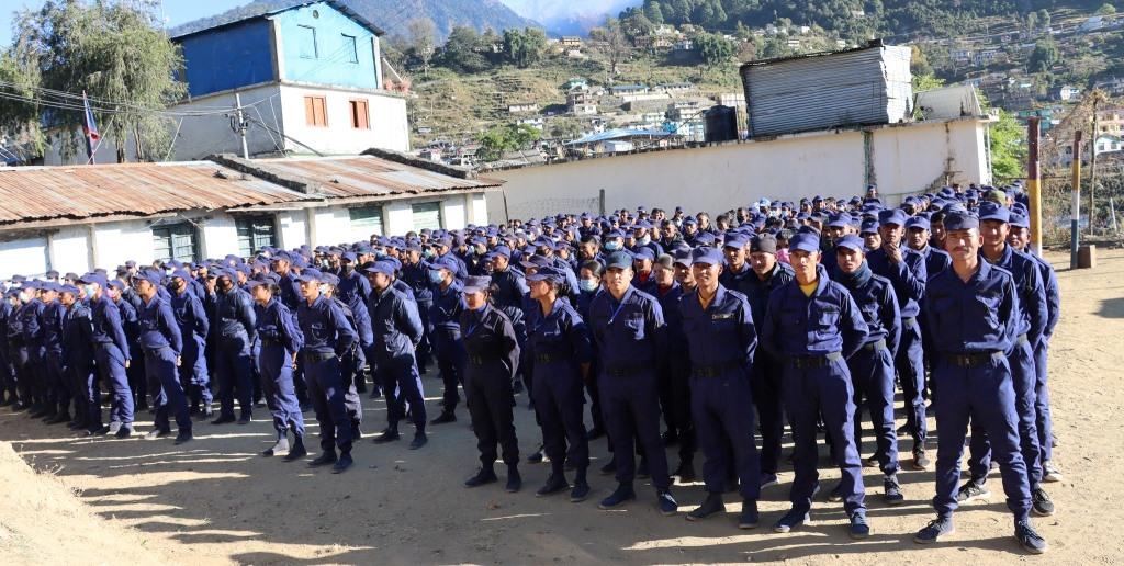 बाजुरामा खटिएका म्यादी प्रहरीको विदाई