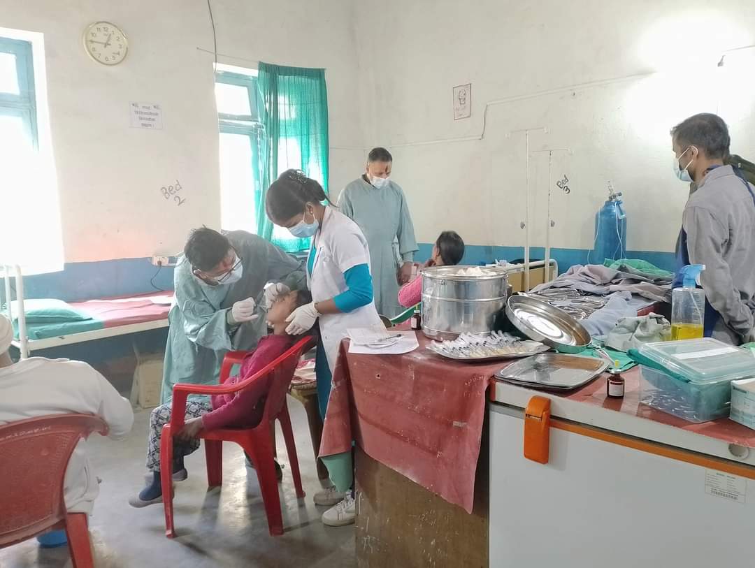 काेल्टीमा दन्त तथा स्त्रीरोग सम्बन्धि निशुल्क स्वास्थ्य शिविर सूरू