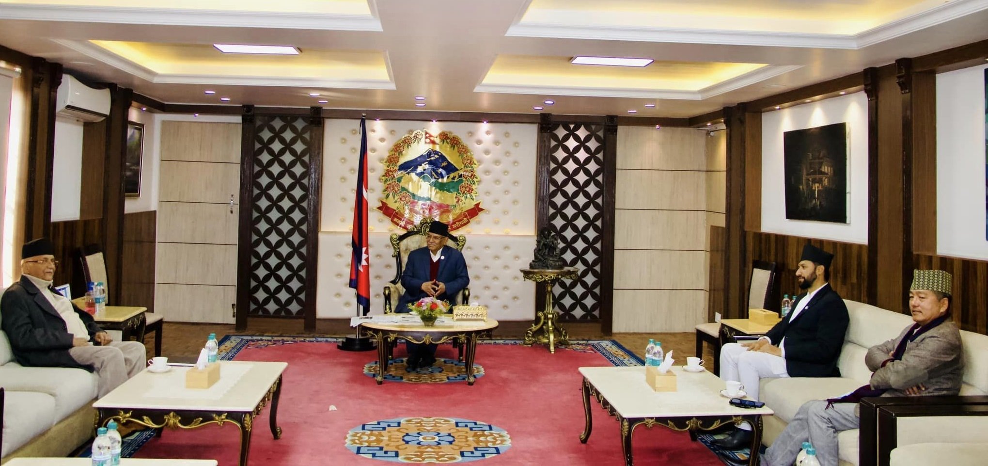 मन्त्रालयको भागबण्डा नमिल्दा मन्त्रिपरिषद विस्तारमा ढिलाइ