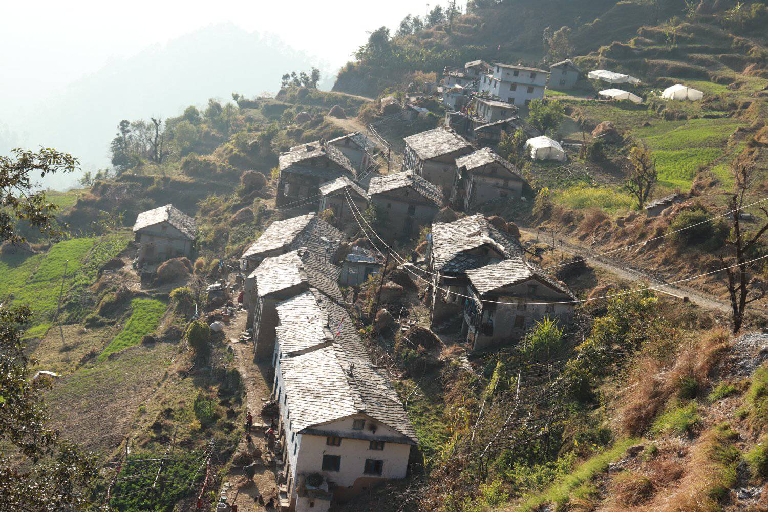 बडीमालिका-३ मा विद्युत लाईन विस्तारको काम अलपत्र
