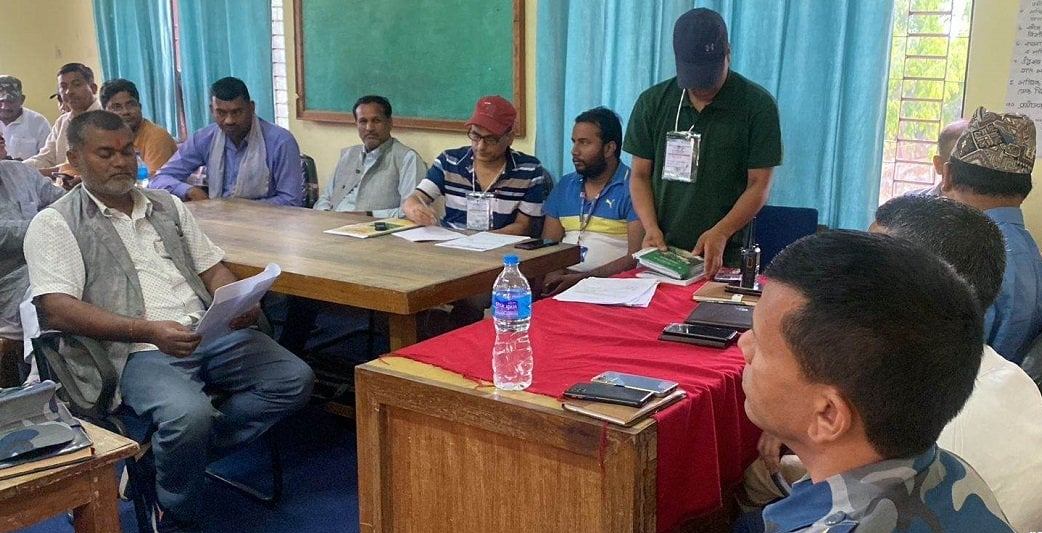 बारा–२ को मतगणनाका लागि सर्वदलीय बैठक सुरु