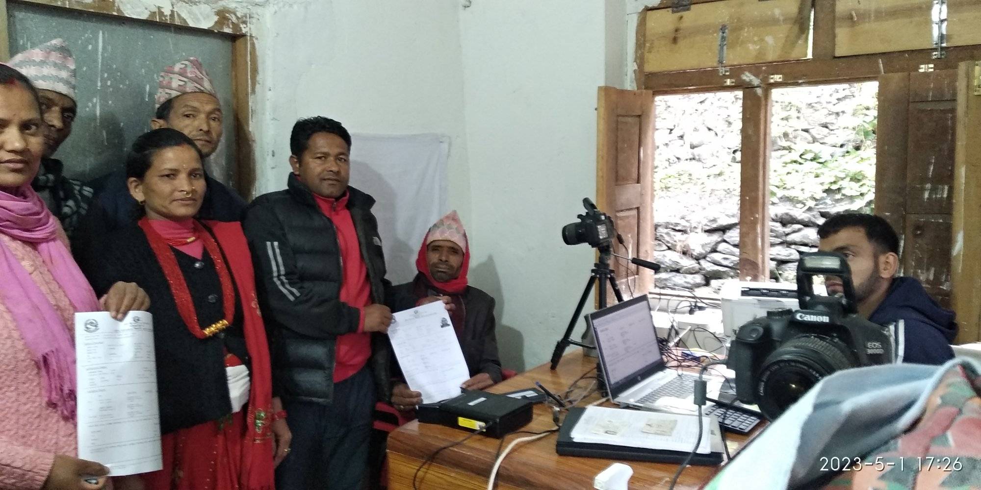 बडीमालिका-९ ले राष्ट्रिय परिचय पत्र दर्ता अभियान सूरु गर्दै