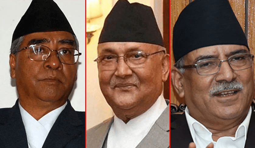 बालकृष्ण पक्राउपछि प्रचण्ड, ओली र देउवाबीच वार्ता