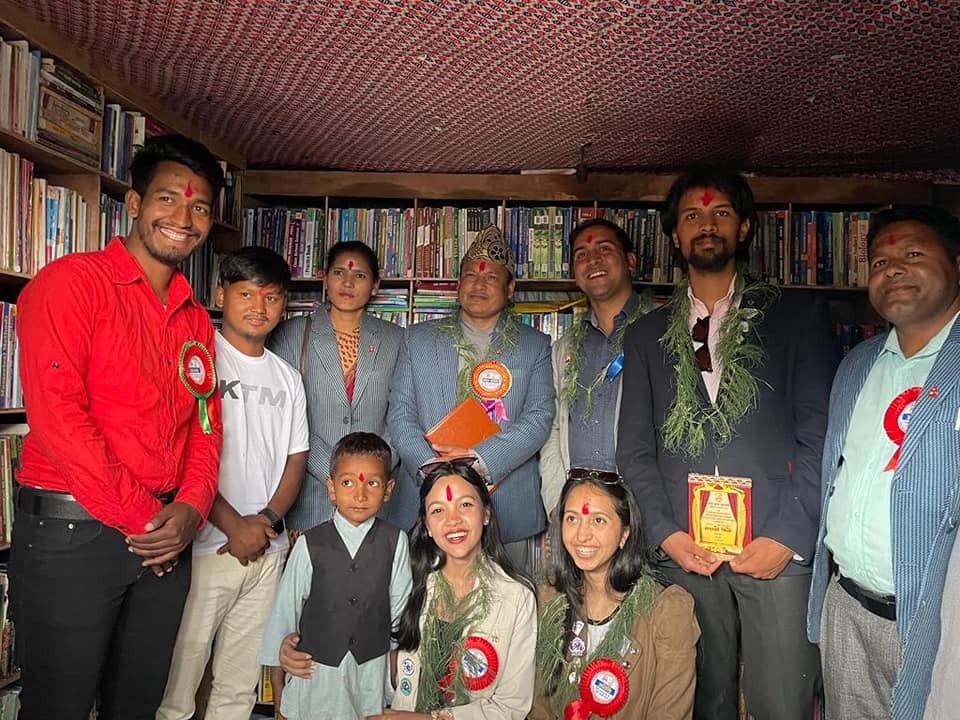 समाज सुधार युवा क्लवद्धारा मार्तडीमा पुस्तकालय संचालन