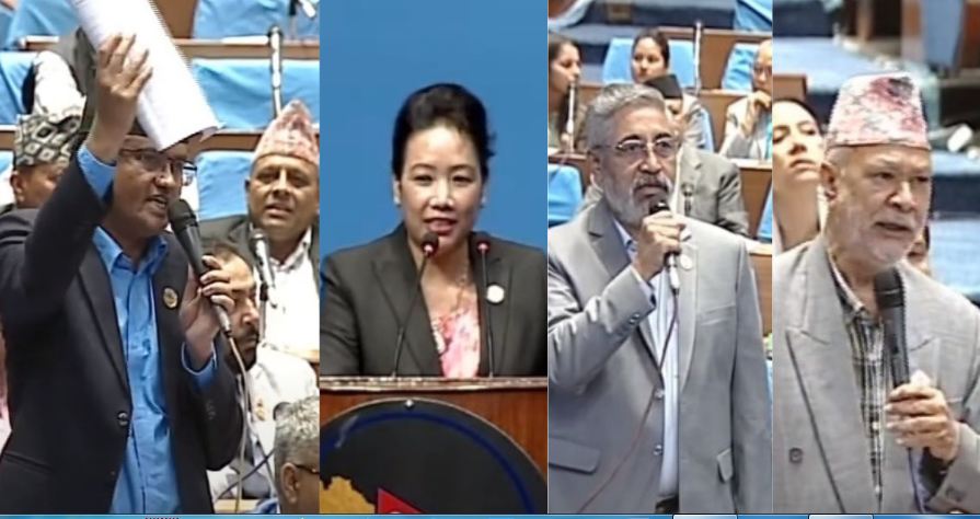 बजेट पुस्तकमा ‘कोशी’ र ‘लुम्बिनी’ प्रदेशको नाम गायब भएपछि संसद्‍मा हङ्गामा