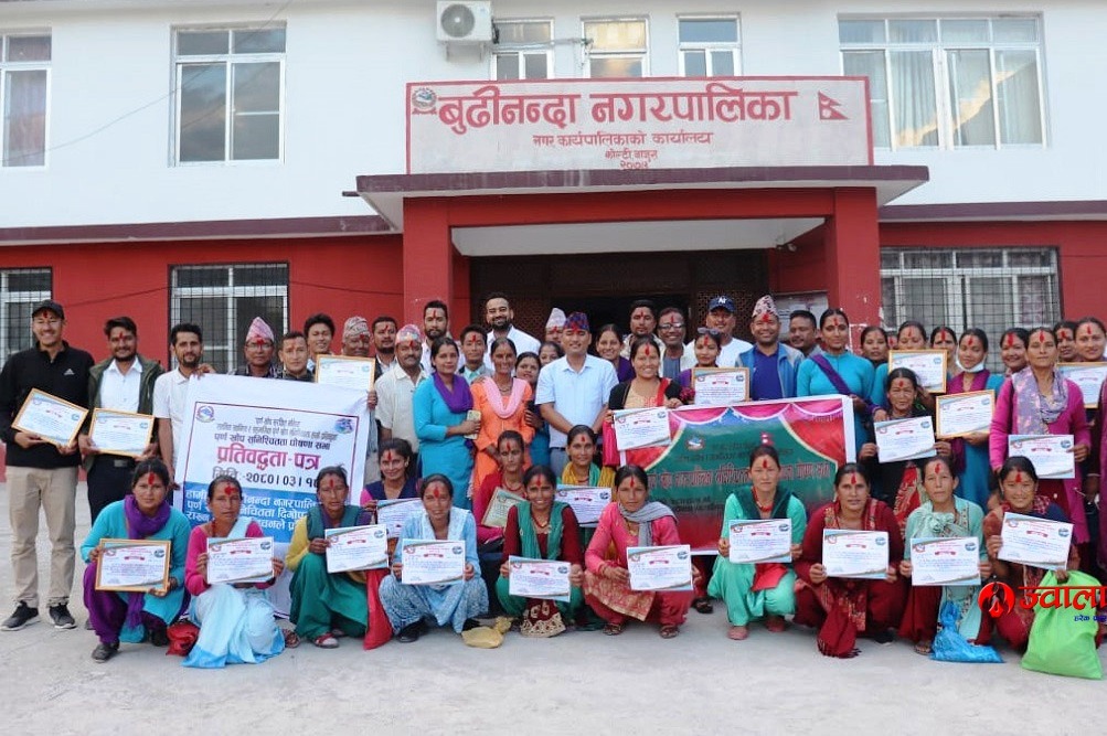 बुढीनन्दालाई पूर्ण खोप सुनिश्चितता पालिका घोषणा गरियो