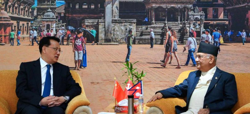 अध्यक्ष ओली र च्या नेतृत्वको प्रतिनिधिमण्डलबीच भेटवार्ता