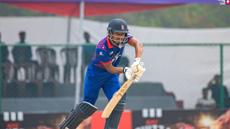 नेपालले तेस्रो विकेट गुमायो, रोहित २९ रन बनाएर आउट