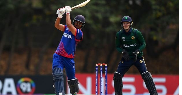 नेपालले आयरल्याण्डलाई दियो २६९ रनको लक्ष्य