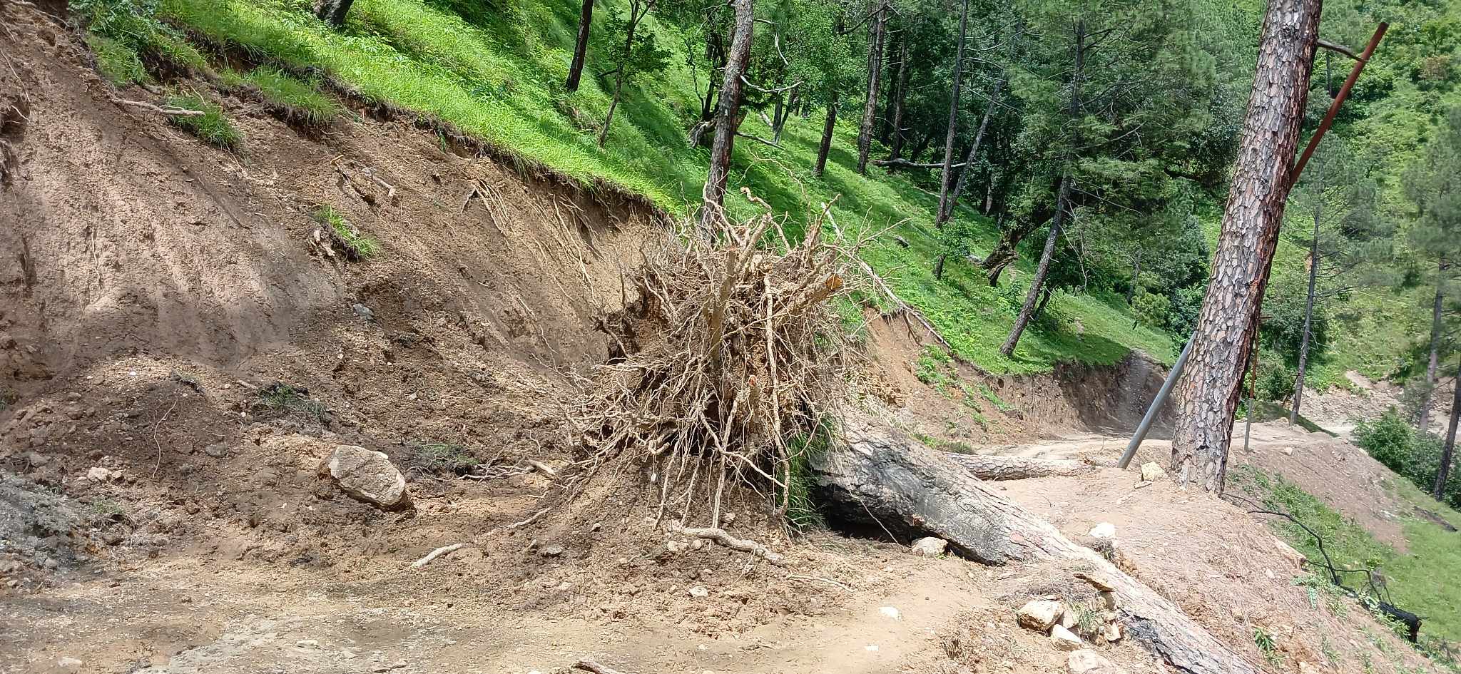 मार्तडी-गाैमुल सडक अवरुद्ध, आवतजावतमा समस्या