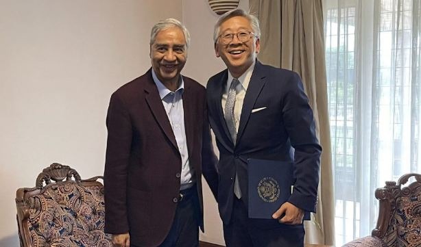 कांग्रेस सभापति देउवा र अमेरिकी सहायक विदेशमन्त्री लूबीच भेट