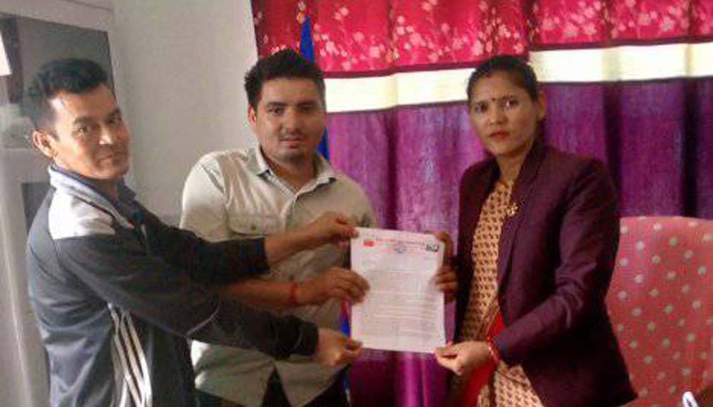 माओवादी केन्द्र बडीमालिकाद्धारा नगरपालिकालाई ध्यानाकर्षण