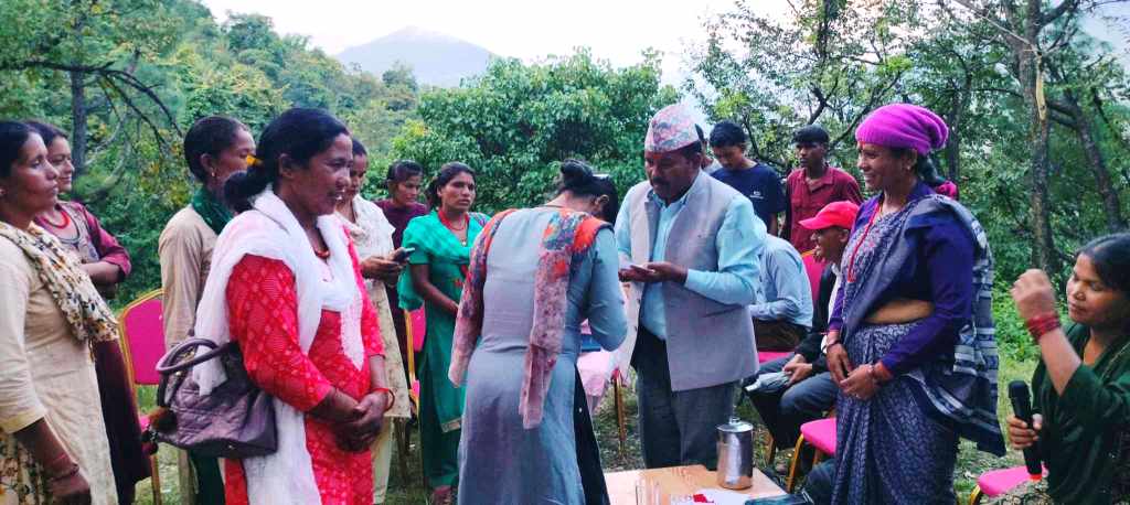 बुढीगंगामा नगर स्तरीय ३ वटा संजाल गठन