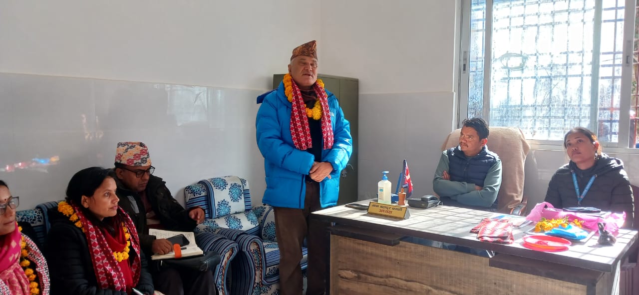 सांसद जोशीले गरे अस्पताल बाजुराको नवनिर्मित भवनको स्थलगत निरिक्षण