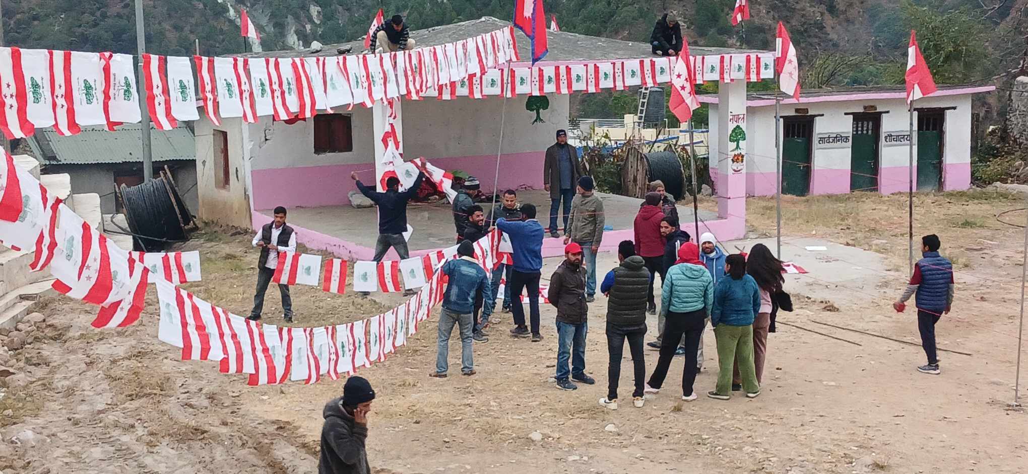 काँग्रेस बाजुराको आमसभाको तयारी पूरा, महामन्त्री शर्माले संवोधन गर्ने