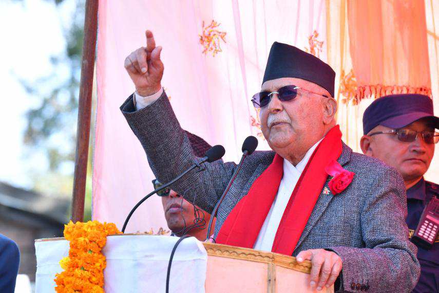 ओलीको चुनौती- म नेपालभर जहाँ चाह्यो त्यहाँ जान सक्छु, रोकेर देखाउनु