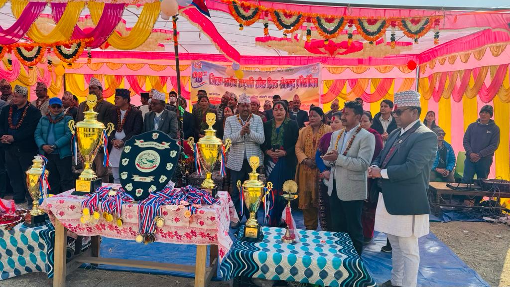बाजुरामा १४ औं जिल्ला स्तरीय राष्ट्रपति रनिङ्ग शिल्ड प्रतियोगिता सूरु