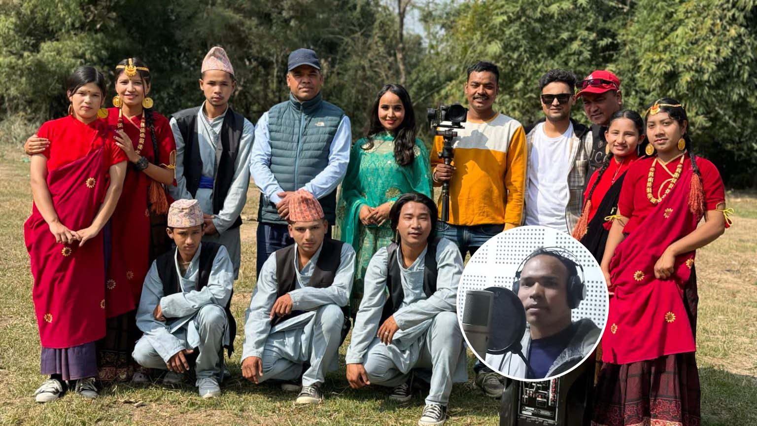 नवदित गायक उखेडाको पुर्वकी छोयाट्टी गीतको छायाङकन