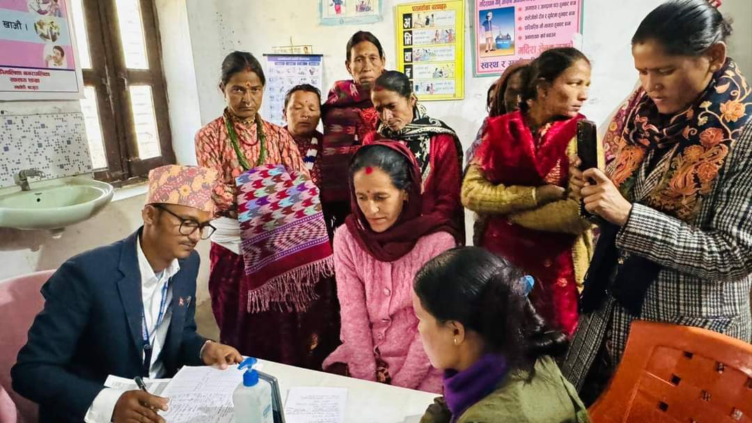 बडीमालिका-७ काे चुथि स्वास्थ्य चौकीमा स्मार्ट हेल्थ सेवा संचालन