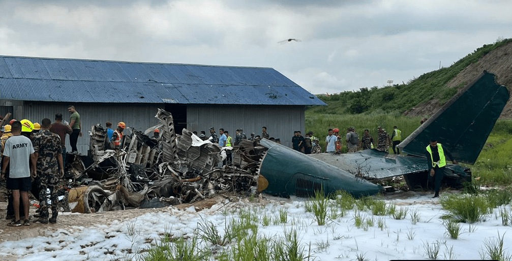 विमान दुर्घटनाको शोकमा राष्ट्रिय झण्डा आधा झुकाइने
