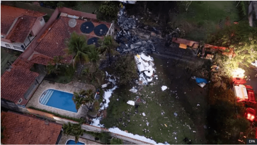 ब्राजिलमा विमान दुर्घटना, ६१ जनाको मृत्यु