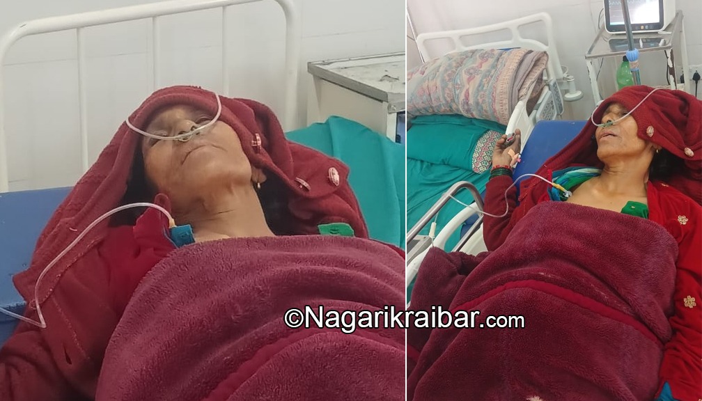 घरको भर्‍याङबाट लडेर मार्तडीकी विर्मा चंदारा गम्भिर घाइते