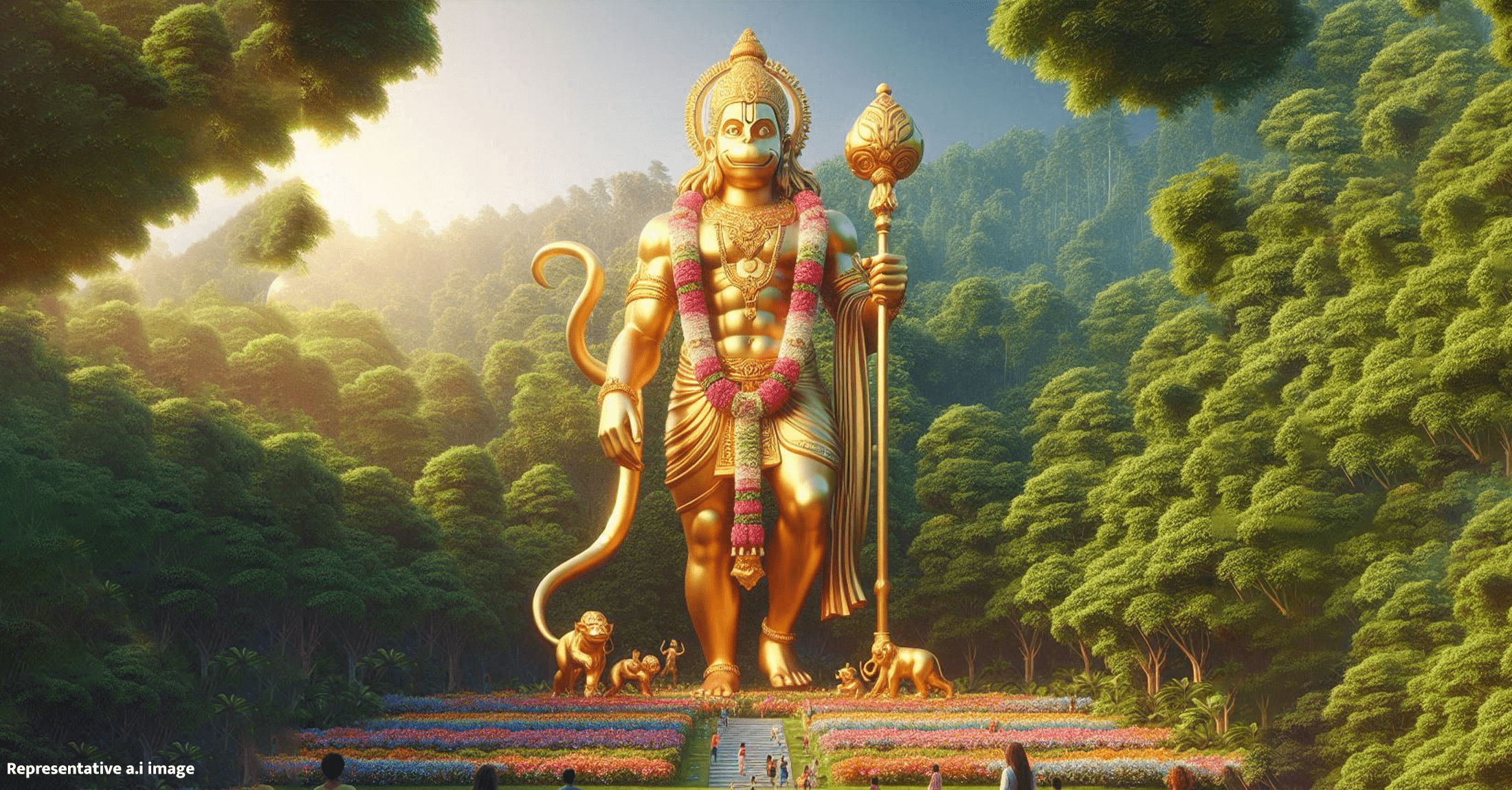 नेपालगञ्जमा १०८ फिट अग्लो ‘हनुमान’को मूर्ति बनाइँदै