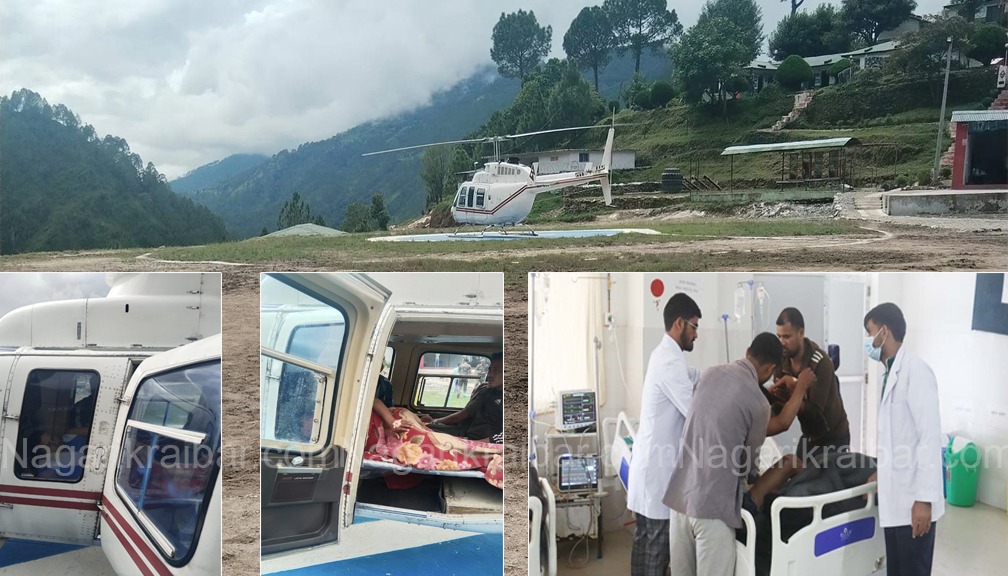 करेन्ट लागेर घाइते भएकालाई उद्धार गरेको हेलिकप्टरको खर्च बडीमालिकाले बेहोर्ने